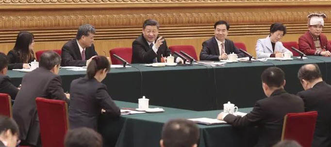 習近平代表來到廣東團！強調發展是第一要務，人才是第一資源，創新是第一動力